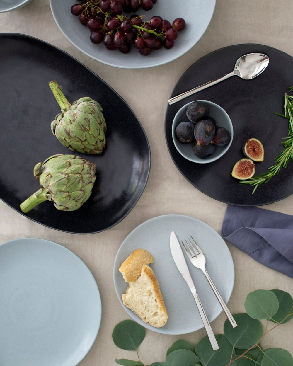 GlucksteinHome dining Mediterranean Inspired Table
