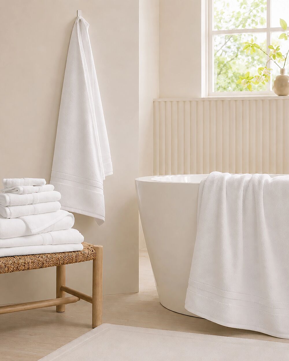 GlucksteinHome bath towel guide