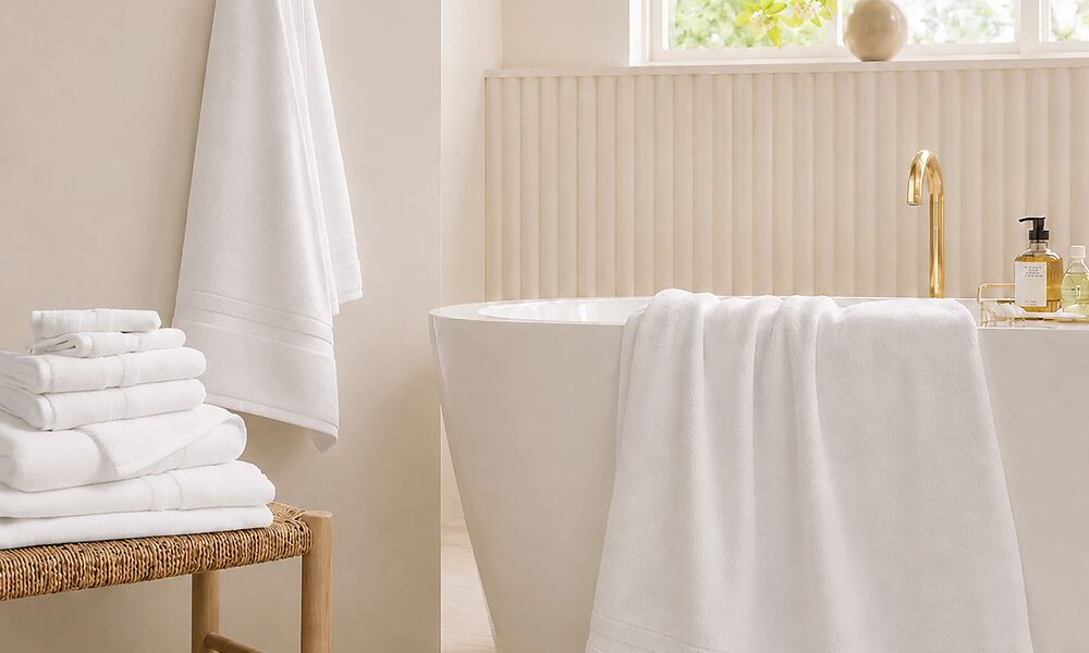 GlucksteinHome bath towel guide