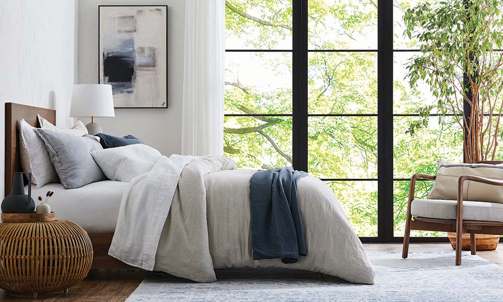 GlucksteinHome French Linen bedding