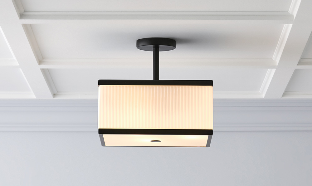 GlucksteinElements Ashbury Semi Flush Light Fixture