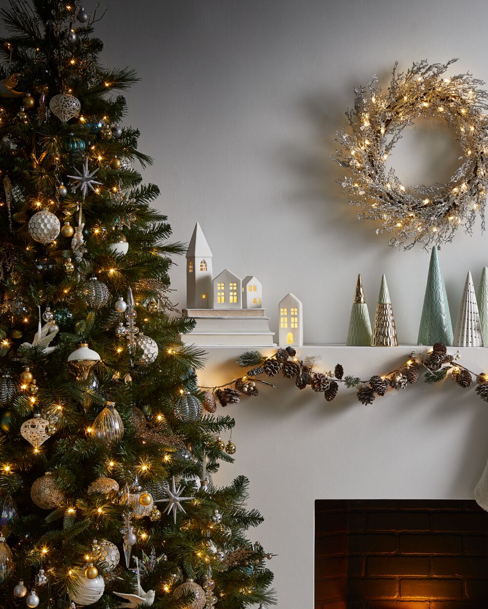 Monochromatic Christmas Decor Style