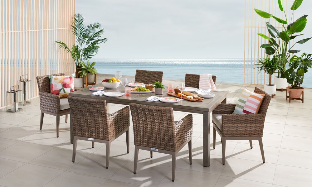 GlucksteinHome Sedona Outdoor Dining Set