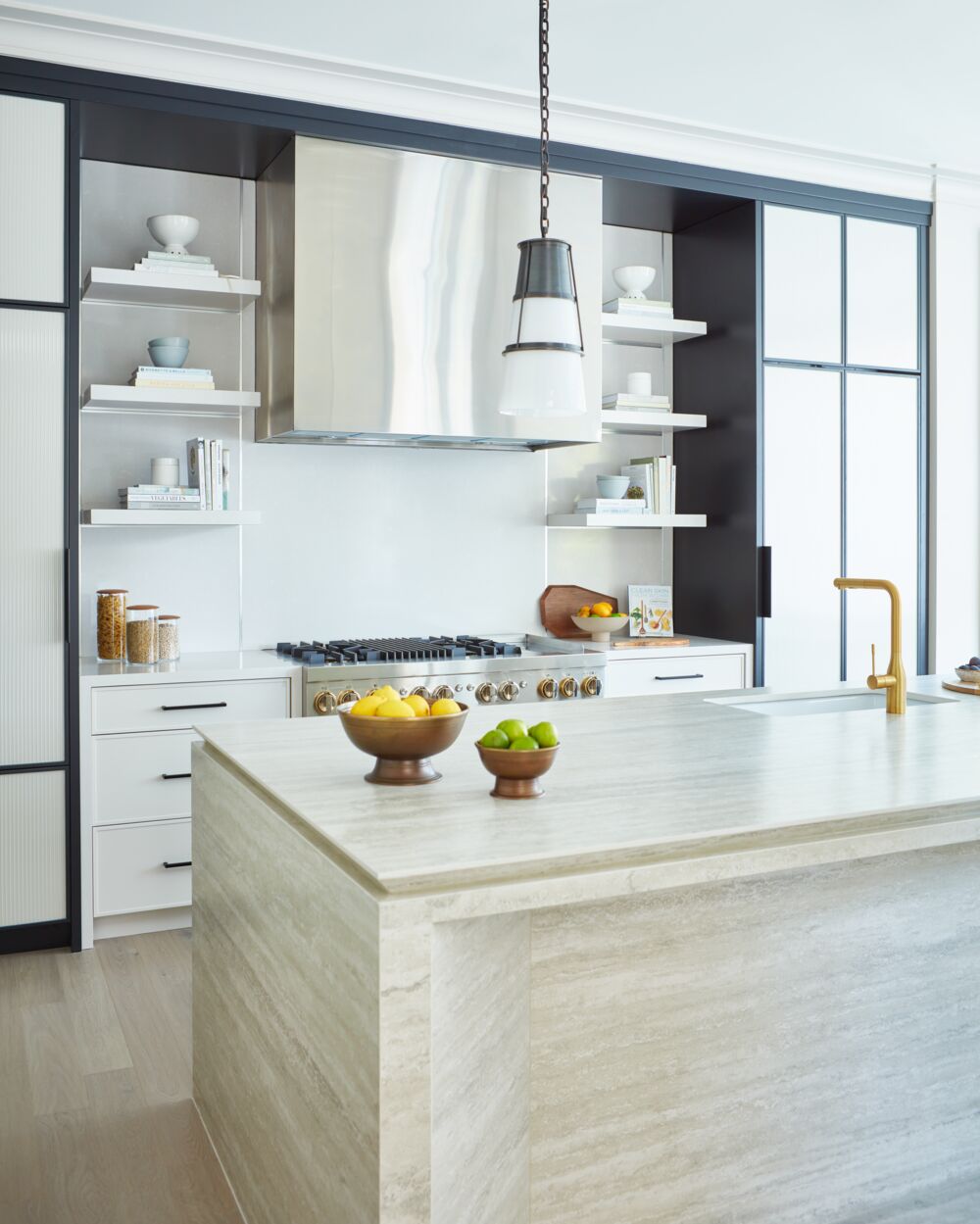 Mixed material kitchen design