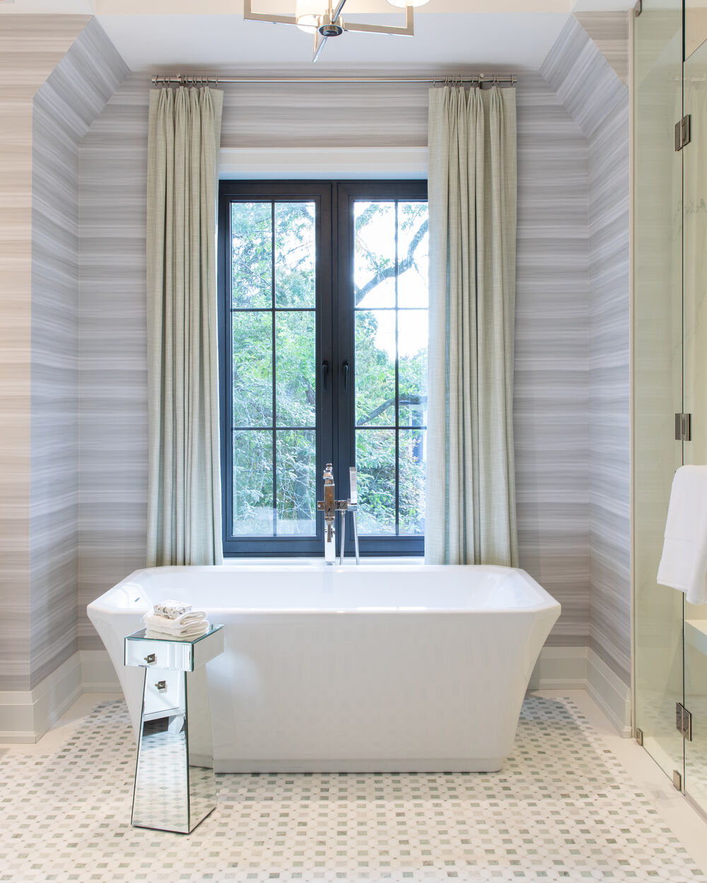 Spa Inspired Bathroom designed by Brian Gluckstein