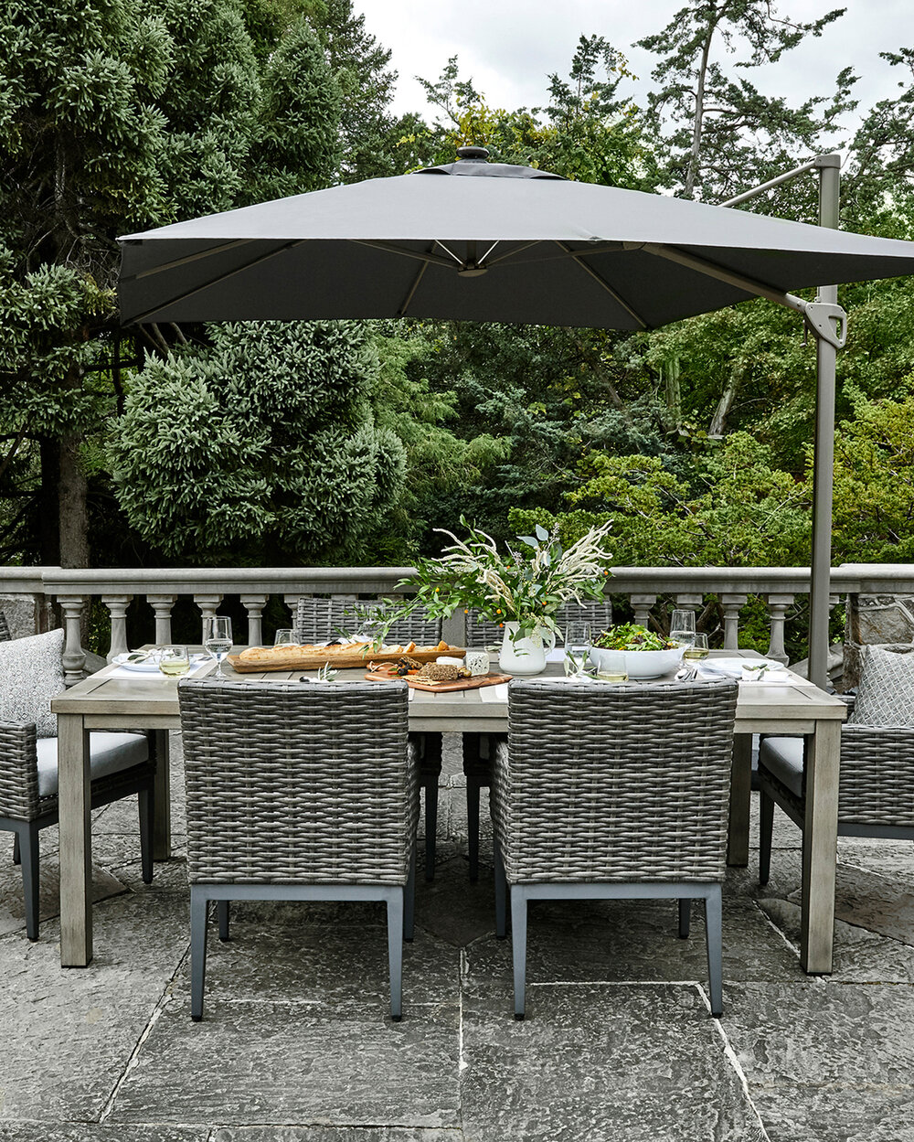 What is your summer patio style GlucksteinHome Sedona dining set