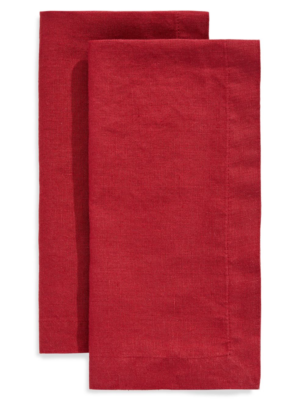 GlucksteinHome Lafayette red linen napkin