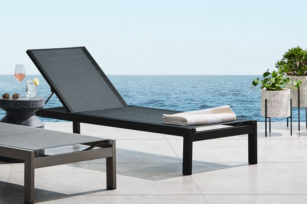 GlucksteinHome Antibes Outdoor Patio Lounger