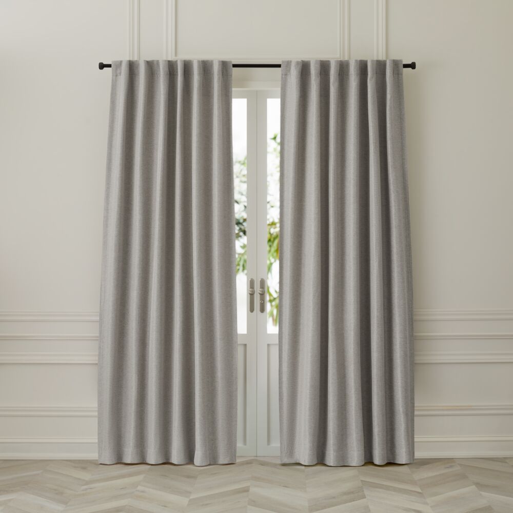 GlucksteinElements Herringbone Drapery Curtain Panels 