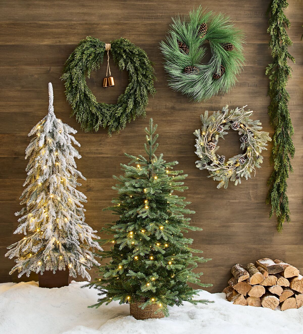 GlucksteinHome holiday wreaths and greenery