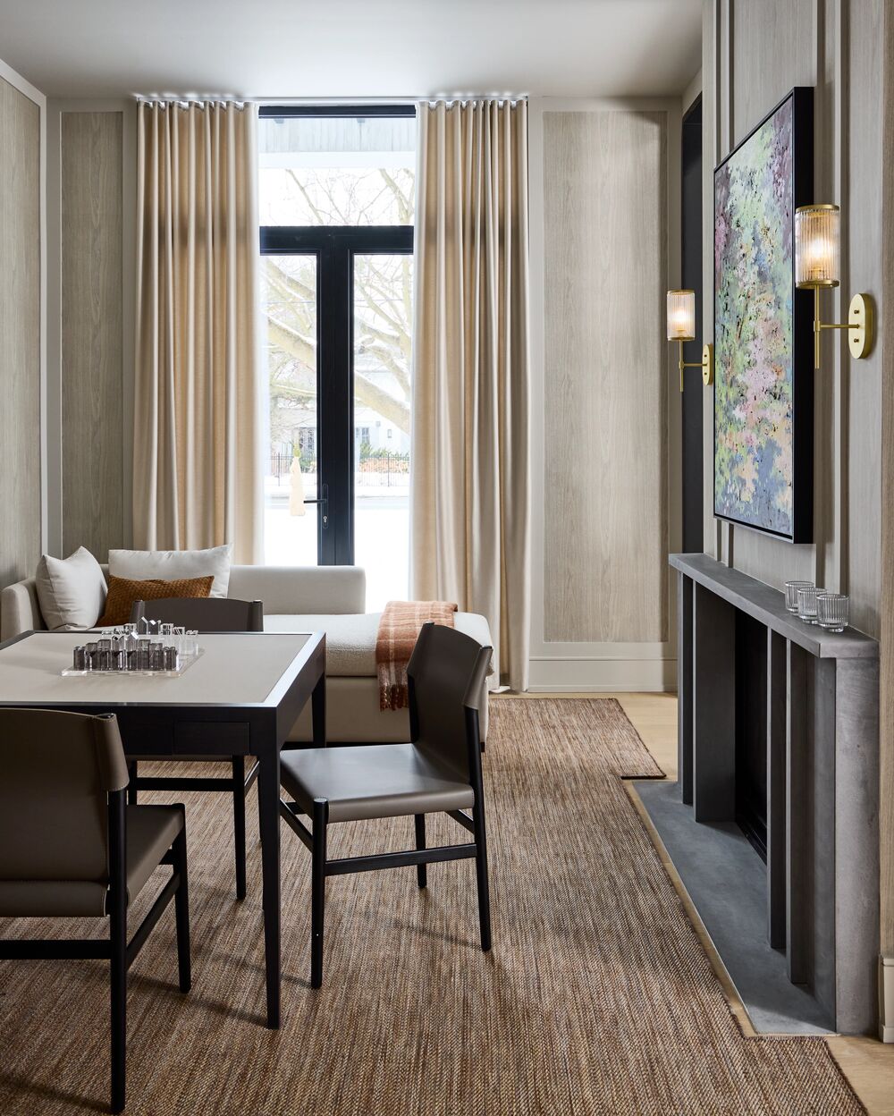 Interior design rules GlucksteinElements Ashbury sconce lights