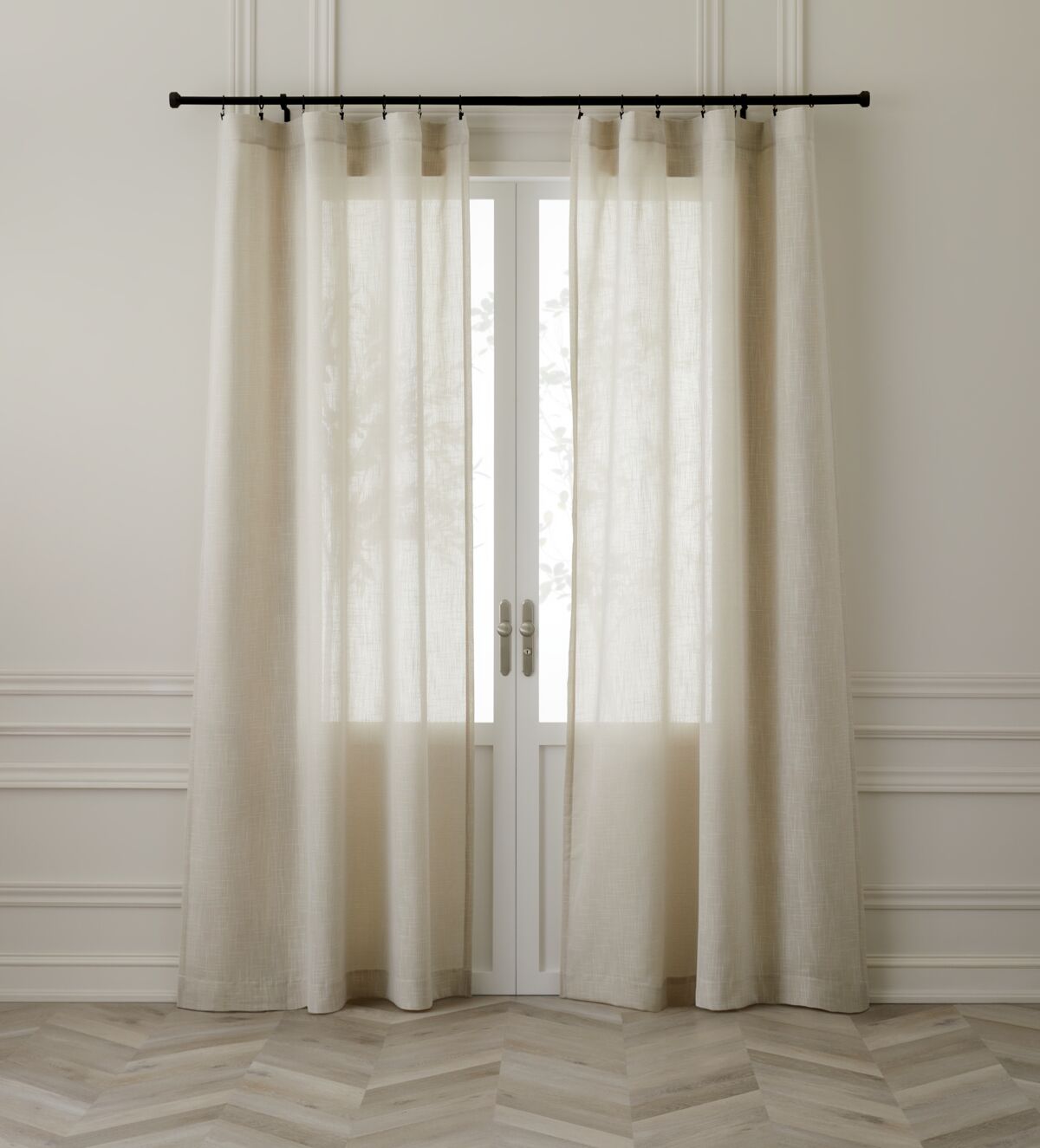 GlucksteinElements Linen Texture drapery panels