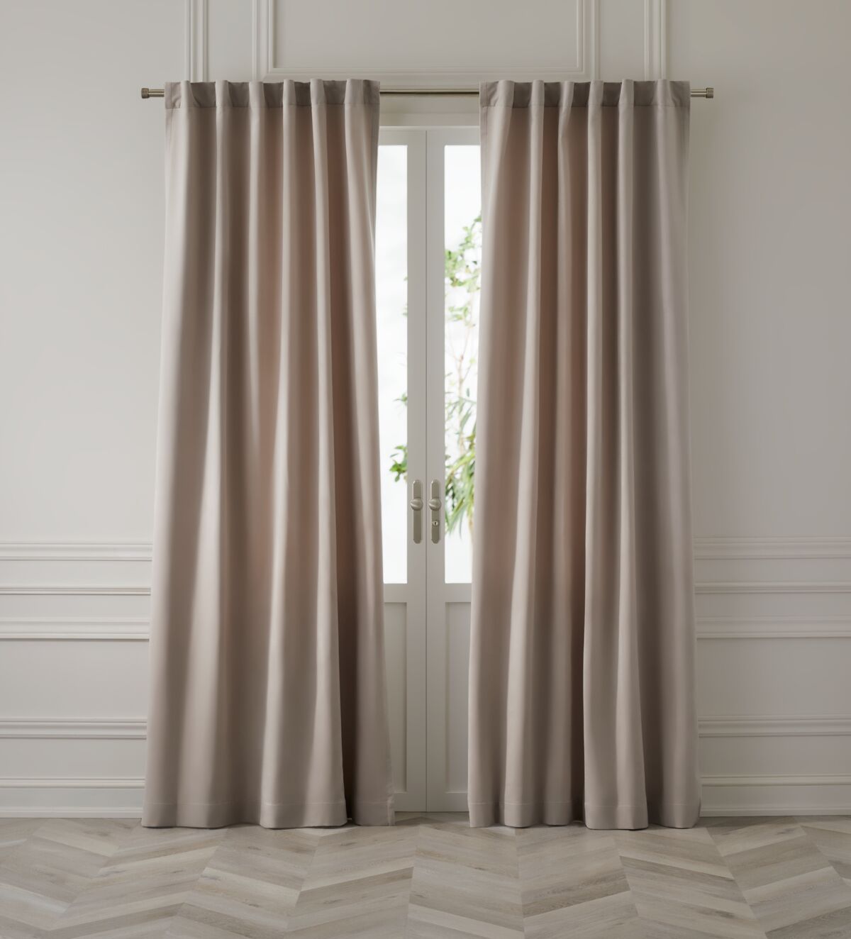 GlucksteinElements Velvet room darkening drapery panels