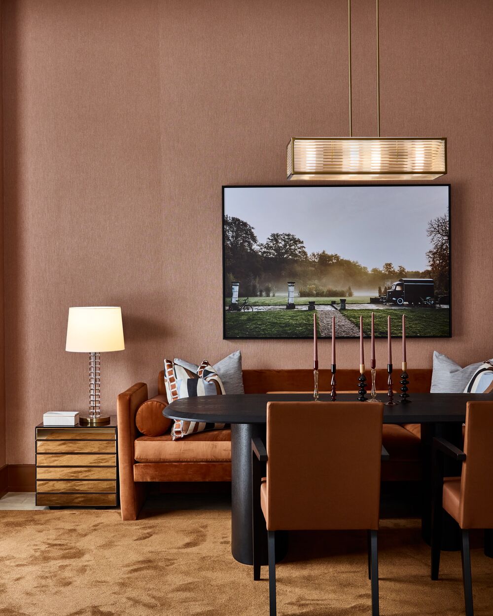 Rich cozy colour ideas cinnamon GlucksteinHome